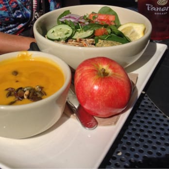 Panera Bread - Panera's Autumn Squash soup and Power Chicken Hummus salad. - Sandwiches Near Me - Federal Way, Washington Panera Bread - Panera's Autumn Squash soup and Power Chicken Hummus salad. - Sandwiches Near Me - Federal Way, Washington