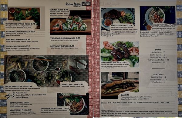 Menu photo 1 Saigon Bistro Cliffside Park, NJ Menu photo 1 Saigon Bistro Cliffside Park, NJ