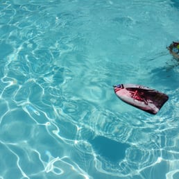Enjoying gorgeous weather in the outdoor pool Enjoying gorgeous weather in the outdoor pool