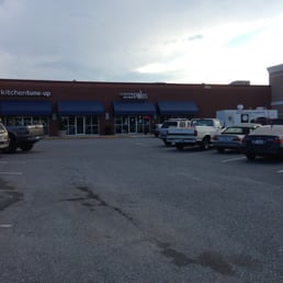 Outside in parking lot