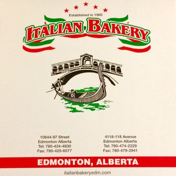 Italian Bakery - Bakeries Near Me - Edmonton, Alberta