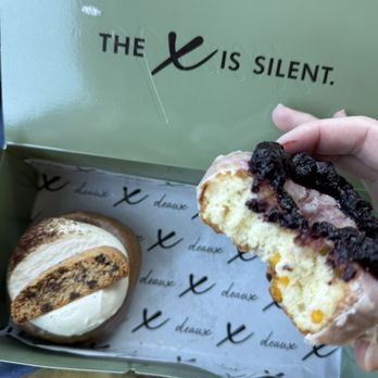 Deaux - Summer Seasonal Menu: Affogato donut, Sweetcorn Blueberry - Donuts Near Me - Redlands, California