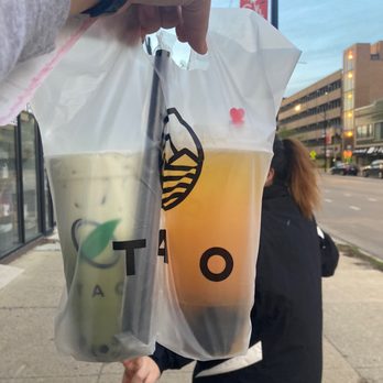 Top Tao Tea - Matcha Green Tea Mango Sunrise Tea - Bubble Tea Near Me - Chicago, Illinois Top Tao Tea - Matcha Green Tea Mango Sunrise Tea - Bubble Tea Near Me - Chicago, Illinois