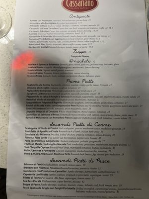 Menu photo 4 Cassariano Italian Eatery Venice, FL Menu photo 4 Cassariano Italian Eatery Venice, FL