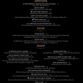 Smith and Webster - dinner menu - Southern Near Me - Miami, Florida Smith and Webster - dinner menu - Southern Near Me - Miami, Florida