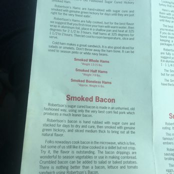 Robertson's Hams - Meat Shops Near Me - Marietta, Oklahoma