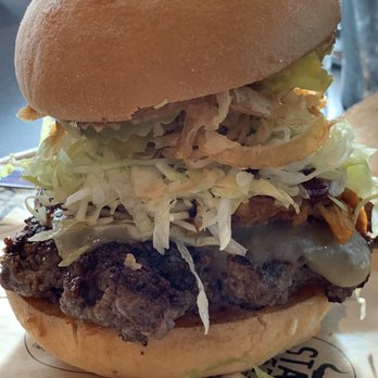 Stack 571 Burger and Whiskey Bar - Pulled pork burger (not called that) - American Near Me - Vancouver, Washington Stack 571 Burger and Whiskey Bar - Pulled pork burger (not called that) - American Near Me - Vancouver, Washington