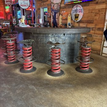 Cook's Garage - Seating bar area - New American Near Me - Lubbock, Texas