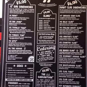 Jimmy John's - Menu - Sandwiches Near Me - Twin Falls, Idaho