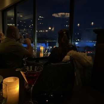 Prime Steakhouse - Booth view of the Falls! - Steakhouses Near Me - Niagara Falls, Ontario
