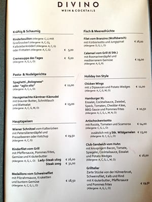 Menu photo 2 lagana Villach, 2 Menu photo 2 lagana Villach, 2