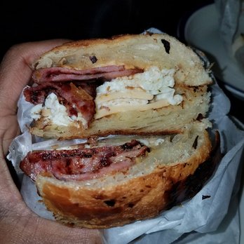 Penny House Cafe - Croissant with gouda, egg whites and turkey bacon - Coffee & Tea Near Me - Brooklyn, New York