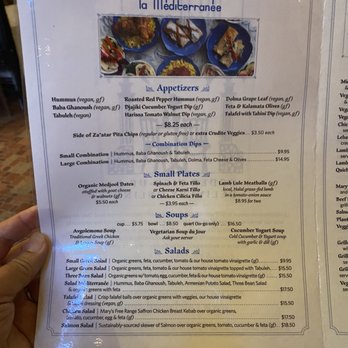 La Mediterranee - Menu 2 of 2 - Middle Eastern Near Me - San Francisco, California La Mediterranee - Menu 2 of 2 - Middle Eastern Near Me - San Francisco, California
