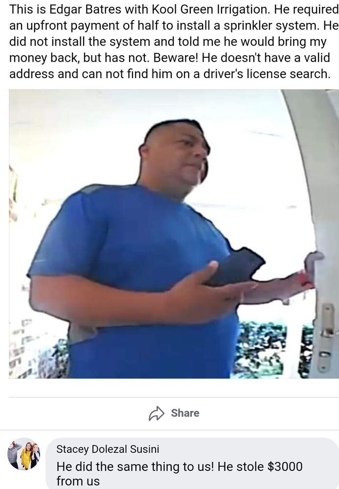 KOOL GREEN Irrigation Dallas, Texas Phone Number Yelp