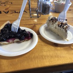 Kook's Meat - Blueberry cheesecake and peanut butter pie. Both were tasty.