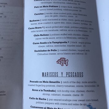 Hugo's - Main Menu - Mexican Near Me - Houston, Texas