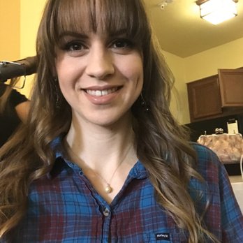 Maribou Salon on Sutter - Mary in the process of doing my hair after finishing my makeup! - Hair Salons Near Me - Folsom, California