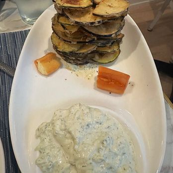 Symi Northport - Yummy zucchini and eggplant chips! - Greek Near Me - Northport, New York Symi Northport - Yummy zucchini and eggplant chips! - Greek Near Me - Northport, New York