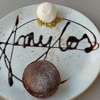 Amylos Taverna - Chocolate lava cake - Seafood Near Me - Astoria, New York