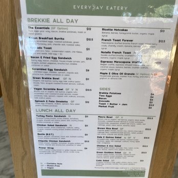 Everyday Eatery - Menu - Cafes Near Me - Irvine, California Everyday Eatery - Menu - Cafes Near Me - Irvine, California