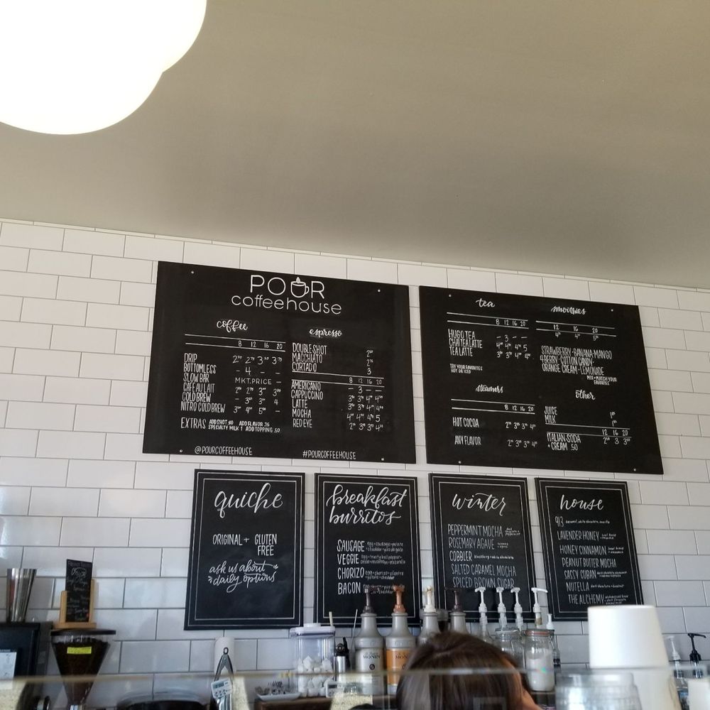 Pour Coffeehouse - Menu - Coffee & Tea Near Me - Olathe, Kansas