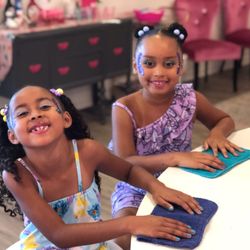B. Pink Parties - My babies enjoying their time.