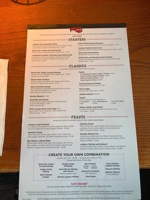 Menu photo 5 Red Lobster Santa Maria, CA Menu photo 5 Red Lobster Santa Maria, CA