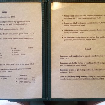 Gabby's Cuisine - Page two of the menu - Mexican Near Me - Murphys, California Gabby's Cuisine - Page two of the menu - Mexican Near Me - Murphys, California