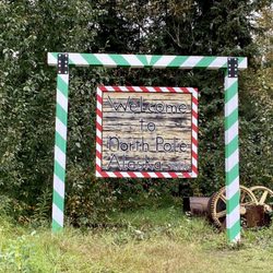 Welcome To North Pole Sign - 08.30.23 Welcome to North Pole AK