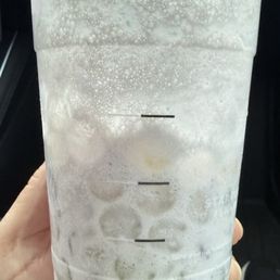 Amount of ice. Basically $7 for a cup of ice. Amount of ice. Basically $7 for a cup of ice.