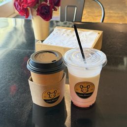 Dirty chai, kids strawberry milk Dirty chai, kids strawberry milk