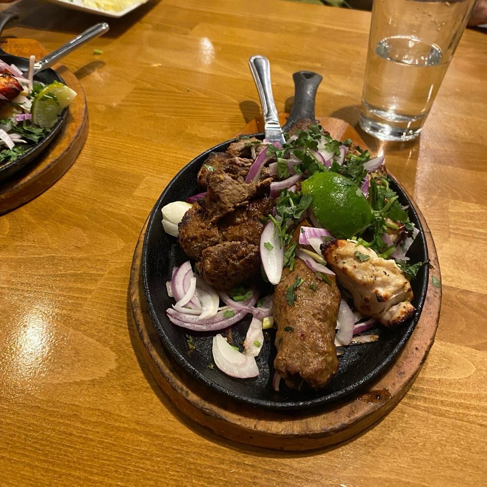 Zaviya Grill - Triple kabab Mix Grill Platter (Choose 3 Options) - Indian Near Me - Austin, Texas Zaviya Grill - Triple kabab Mix Grill Platter (Choose 3 Options) - Indian Near Me - Austin, Texas