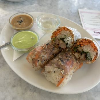 Elizabeth Street Cafe - 10D. Spicy Chicken Crunch Spring Rolls - Vietnamese Near Me - Austin, Texas