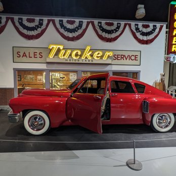 AACA Museum - This Tucker was a replica built for the Tucker movie,  in front of this one are the three original Tucker's. - Museums Near Me - Hershey, Pennsylvania