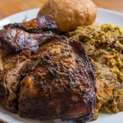 Sassa Bienne Afro Caribbean Restaurant - Jerk Chicken, Curry Goat and Fried Dumpling