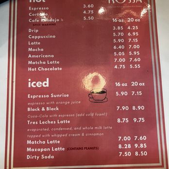 Rossa Cafe - Menu - Cafes Near Me - New York, New York Rossa Cafe - Menu - Cafes Near Me - New York, New York