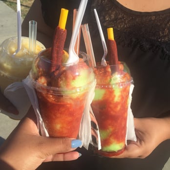 La Abispa - Two diablitos de lemon , and vanilla raspado - Ice Cream & Frozen Yogurt Near Me - La Puente, California La Abispa - Two diablitos de lemon , and vanilla raspado - Ice Cream & Frozen Yogurt Near Me - La Puente, California