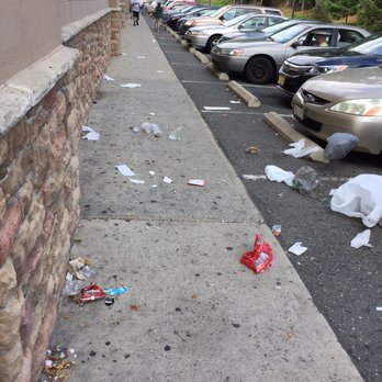 Walmart - Walmart sidewalk and parking area - Department Stores Near Me - Woodbridge, New Jersey
