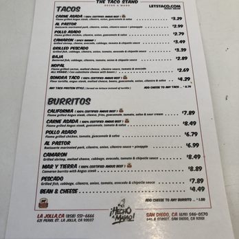 The Taco Stand - Tacos Near Me - Encinitas, California