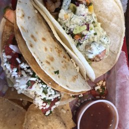 Crunchy Chicken Taco and Shrimp Taco Crunchy Chicken Taco and Shrimp Taco