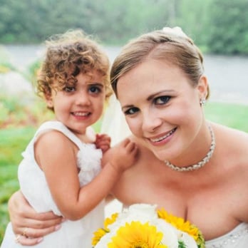 Korri Leigh Photography - Bride w/ flower girl! - Event Photography Near Me - Boston, Massachusetts
