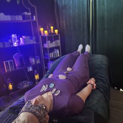 Violet + Vesta - Chemical peel + reiki // Science + Spirit