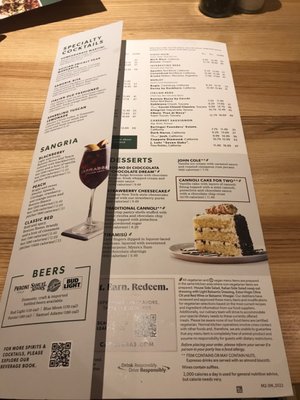 Menu photo 1 Carrabba's Italian Grill Winchester, VA