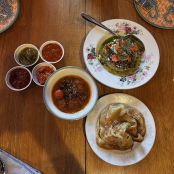 Gado Gado - Roti Paratha and Scallop Crudo - Indonesian Near Me - Portland, Oregon Gado Gado - Roti Paratha and Scallop Crudo - Indonesian Near Me - Portland, Oregon