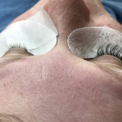 Your looking at lash extensions, one eye done!