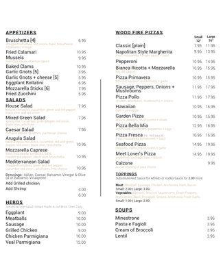 Menu photo 7 Trattoria Napoli Union City, NJ Menu photo 7 Trattoria Napoli Union City, NJ