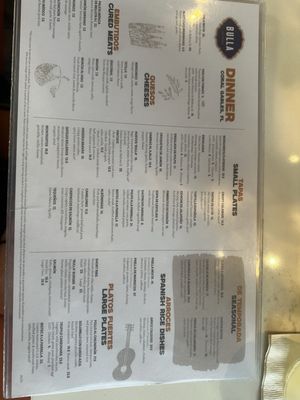 Menu photo 5 Bulla Gastrobar Coral Gables, FL