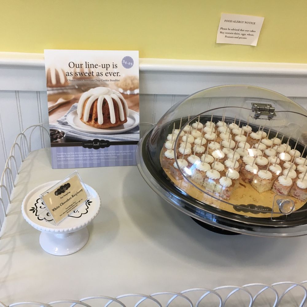 Nothing Bundt Cakes - White chocolate raspberry is today's sample. - Bakeries Near Me - Pembroke Pines, Florida Nothing Bundt Cakes - White chocolate raspberry is today's sample. - Bakeries Near Me - Pembroke Pines, Florida