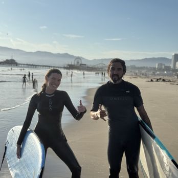No Rush Surf - Me with Claudio after our class! - Surf Schools Near Me No Rush Surf - Me with Claudio after our class! - Surf Schools Near Me