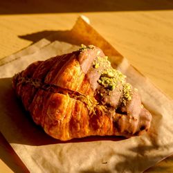 World Traveler Coffee Roasters - Dubai chocolate croissant
